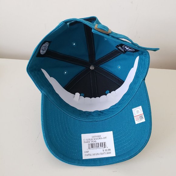 Coastal Carolina Chanticleers Hat Cap Strap Back Teal 47 MVP NCAA Mens - Picture 9 of 12